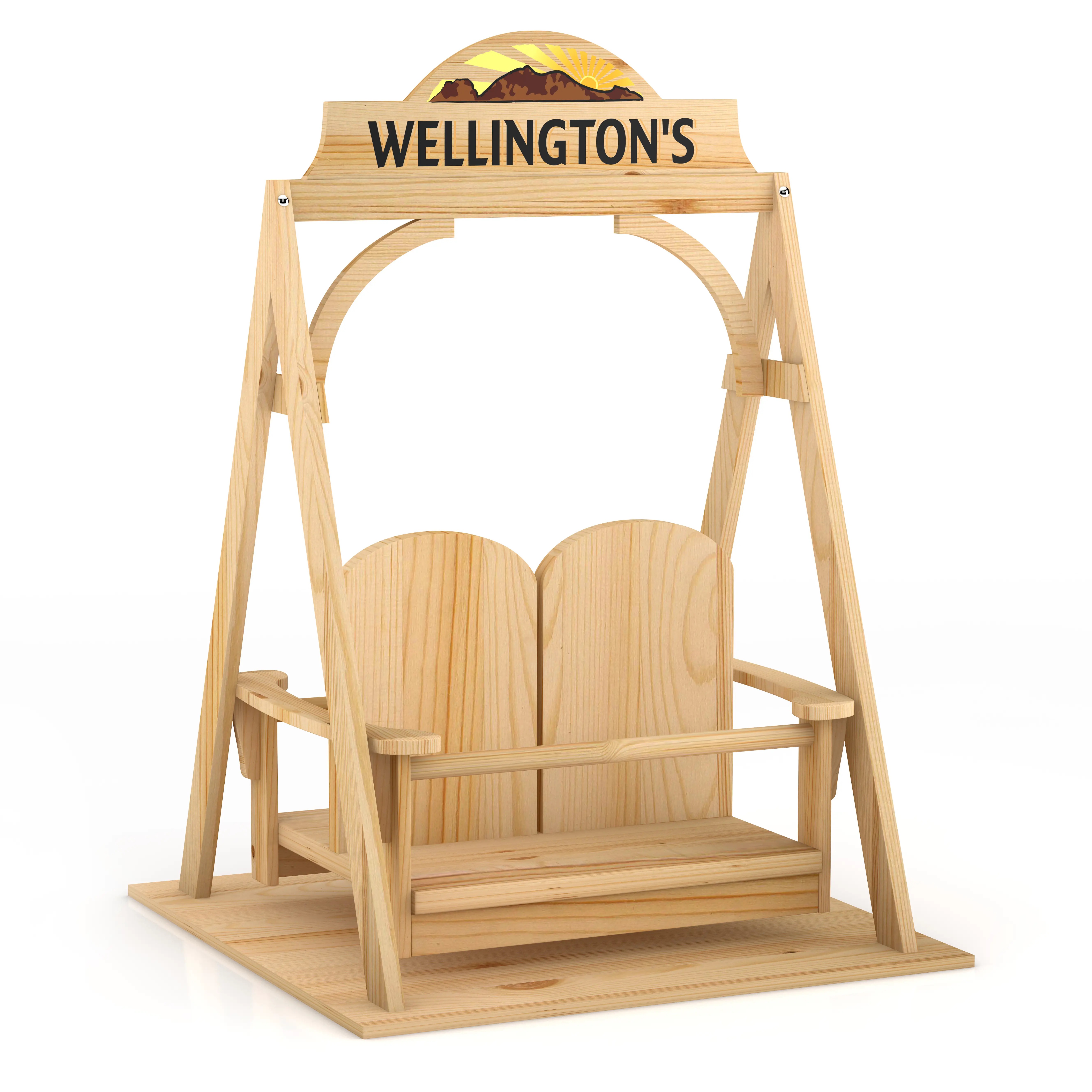 3D render of a Wellington swing product